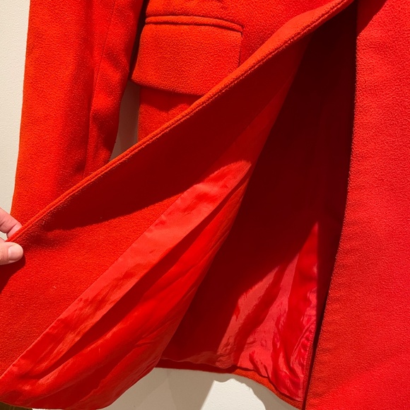 Topshop - Orange Coat - Picture 4 of 4